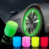 4 PCs । Universal Luminous Tire Valve Cap । CN-20