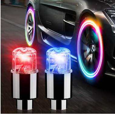 4 Pis Mini LED Tire Valve Light