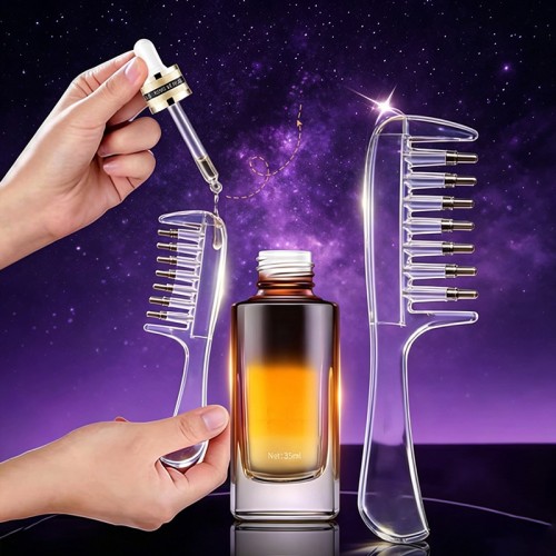 Hair Oil Applicator & Scalp Massage Comb