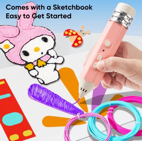 OKYN-Y2092 Low Temperature 3D Pen Set for Children DIY Art Craft