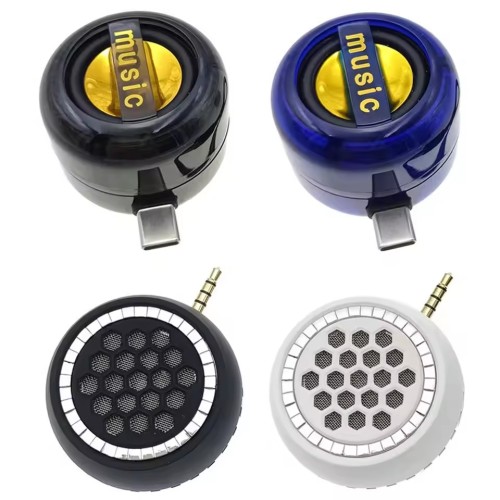 Portable Mini Speaker Universal Type-C Plug 3.5mm Plug Mini Sound Box