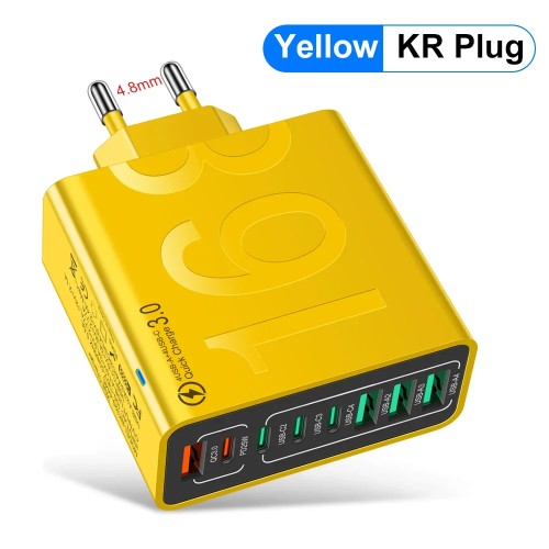 USB C Charger Multiple 8 Ports Type C High Speed Fast Quick Charging
